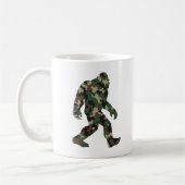 Camouflage Bigfoot Sasquatch Kaffeetasse (Links)