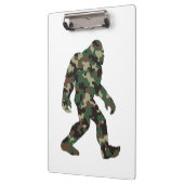 Camouflage Bigfoot Sasquatch Klemmbrett (Links)