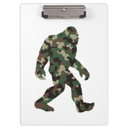 Camouflage Bigfoot Sasquatch Klemmbrett