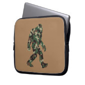 Camouflage Bigfoot Sasquatch Laptopschutzhülle (Vorderseite Links)