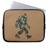 Camouflage Bigfoot Sasquatch Laptopschutzhülle (Vorderseite)