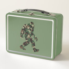 Camouflage Bigfoot Sasquatch Metall Brotdose
