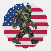 Camouflage Bigfoot Sasquatch Ornament Karte (Vorderseite)