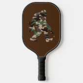Camouflage Bigfoot Sasquatch Pickleball Schläger (Vorderseite)