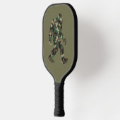 Camouflage Bigfoot Sasquatch Pickleball Schläger (Links)