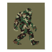 Camouflage Bigfoot Sasquatch