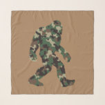 Camouflage Bigfoot Sasquatch Schal<br><div class="desc">Bigfoot Sasquatch</div>