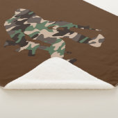 Camouflage Bigfoot Sasquatch Sherpadecke (3/4)
