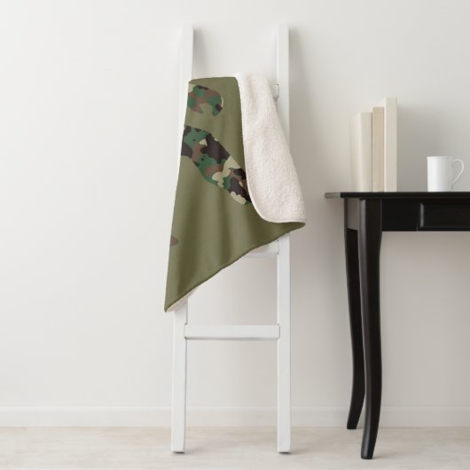 Camouflage Bigfoot Sasquatch Sherpadecke (Beispiel)