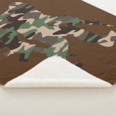 Camouflage Bigfoot Sasquatch Sherpadecke (3/4)