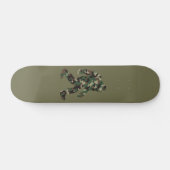 Camouflage Bigfoot Sasquatch Skateboard (Horizontal)