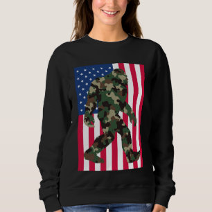Camouflage Bigfoot Sasquatch Sweatshirt
