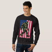 Camouflage Bigfoot Sasquatch Sweatshirt (Vorne ganz)