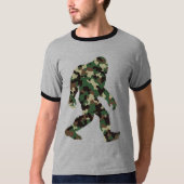 Camouflage Bigfoot Sasquatch T-Shirt (Vorderseite)