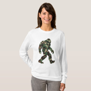 Camouflage Bigfoot Sasquatch T-Shirt