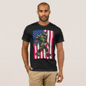 Camouflage Bigfoot Sasquatch T-Shirt (Vorne ganz)