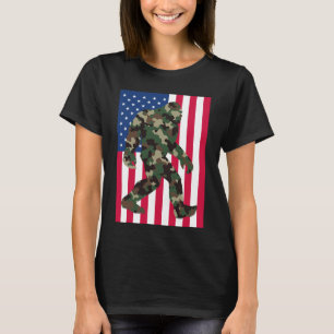 Camouflage Bigfoot Sasquatch T-Shirt