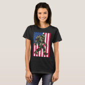 Camouflage Bigfoot Sasquatch T-Shirt (Vorne ganz)