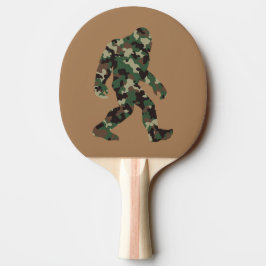 Camouflage Bigfoot Sasquatch Tischtennis Schläger