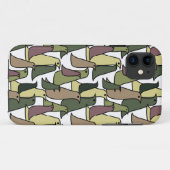 Camouflage Birds Case-Mate iPhone Hülle (Rückseite (Horizontal))