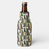 Camouflage Birds Flaschenkühler (Flaschenvorderseite)
