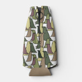 Camouflage Birds Flaschenkühler (Rückseite)