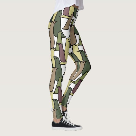 Camouflage Birds Leggings (Rechts)