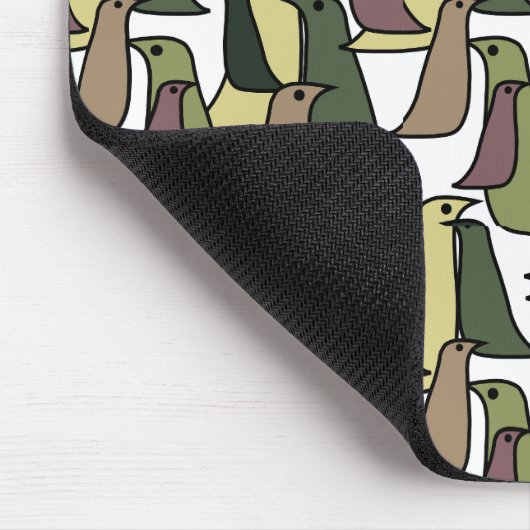Camouflage Birds Mousepad (Ecke)