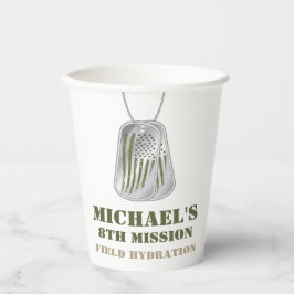 Camouflage Birthday Party Papier Cup Pappbecher