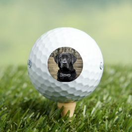Camouflage Black Lab Hunde Tierbezeichnung Golfball