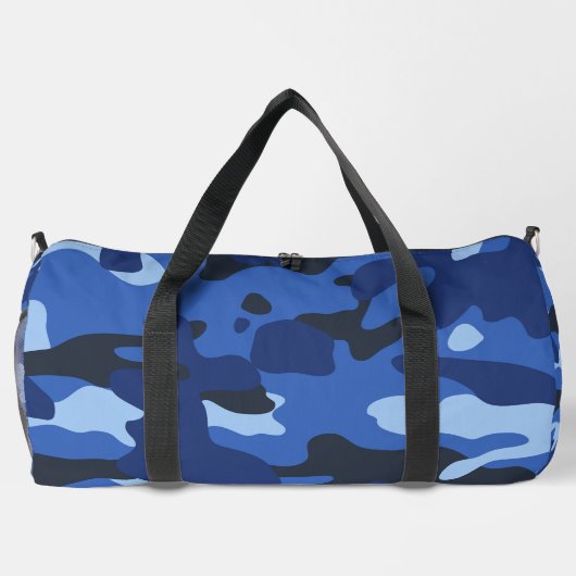 Camouflage Blue Camouflage Army Pattern Duffle Bag (Rückseite)