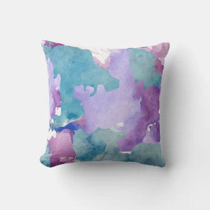 Camouflage Blue Kissen