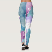 Camouflage Blue Leggings (Rückseite)