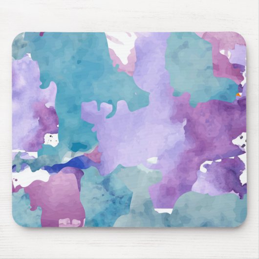 Camouflage Blue Mousepad (Vorne)