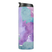 Camouflage Blue Pattern Thermosbecher (Nach rechts gedreht)