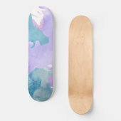 Camouflage Blue Skateboard (Vorderseite)