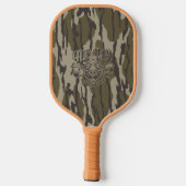 Camouflage Boar Jagd Wildschweine Pickleball Schläger (Rückseite)