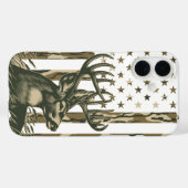 Camouflage Bottomland Amerikanische Flagge Hirschj Case-Mate iPhone Hülle (Rückseite (Horizontal))