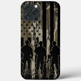 Camouflage Bottomland - Amerikanische Flagge & Sol Case-Mate iPhone Hülle