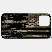 Camouflage Bottomland - Amerikanische Flagge & Sol Case-Mate iPhone Hülle (Rückseite (Horizontal))