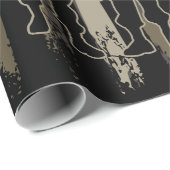 Camouflage Bottomland - Amerikanische Flagge & Sol Geschenkpapier (Rolleneckpunkt)