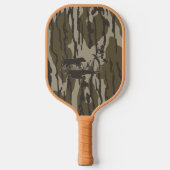 Camouflage Bottomland Hunde und Enten Pickleball Schläger (Vorderseite)