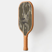 Camouflage Bottomland Hunde und Enten Pickleball Schläger (Links)