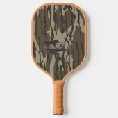 Camouflage Bottomland Hunde und Enten Pickleball Schläger (Rückseite)