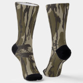Camouflage Bottomland Hunde und Enten Socken (Gewinkelt)