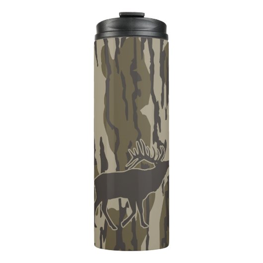 Camouflage Bottomland JagdElch Thermosbecher (Vorderseite)