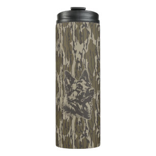 Camouflage Bottomland Silhouette Thermosbecher