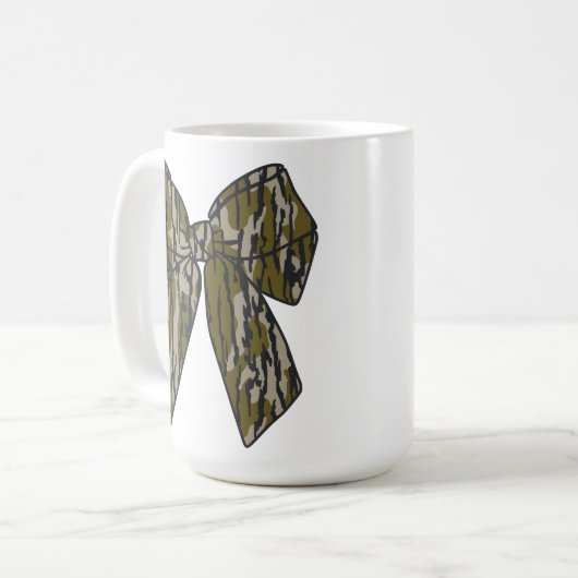 Camouflage Bow Camouflage Coquette Bow JagdGirl Kaffeetasse (Vorderseite Links)