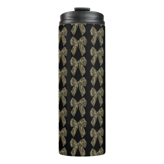 Camouflage Bow Camouflage Coquette Bow JagdGirl Thermosbecher (Vorderseite)