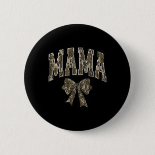 Camouflage Bow Coquette Mama Mama Dove Saison Jagd Button